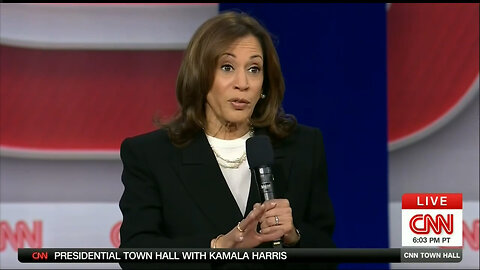 Harris Doubles Down On 'Fascist' Comments At Start Of CNN Town Hall: 'Unstable'