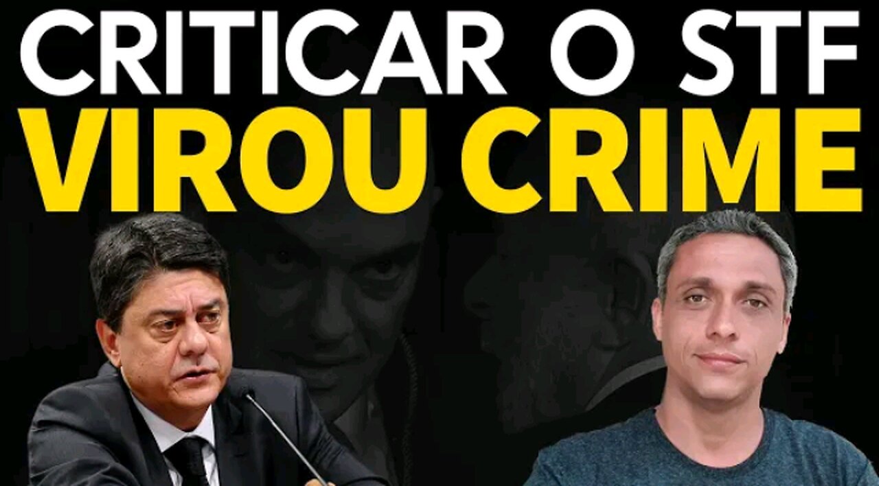 In Brazil's dictatorship, it is a crime to criticize the supreme court...