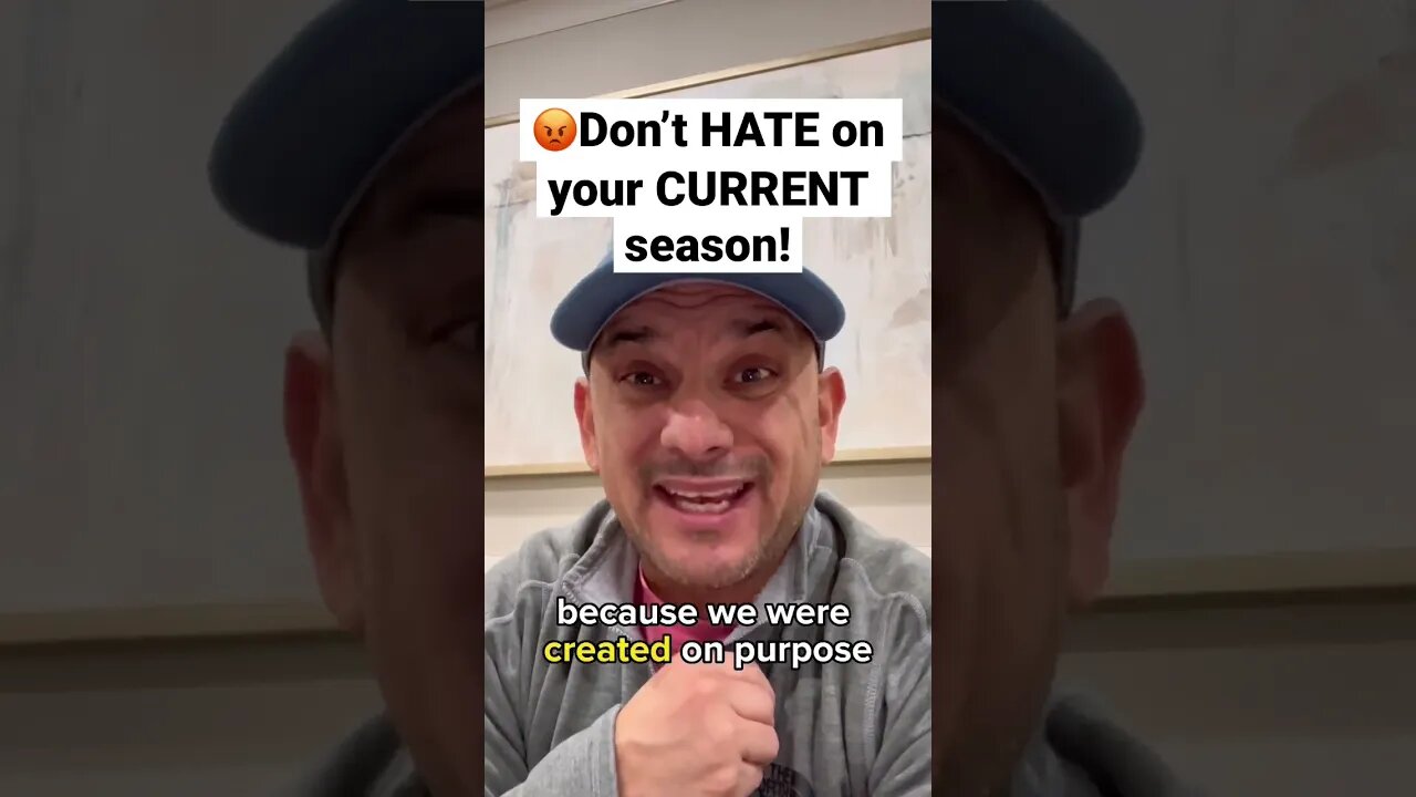 😡Don’t HATE on your CURRENT season! #christianmotivation #shorts #growthmindset