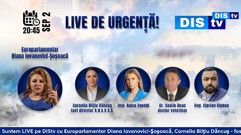 Live de urgență cu europarlamentar Diana Iovanovici Șoșoacă