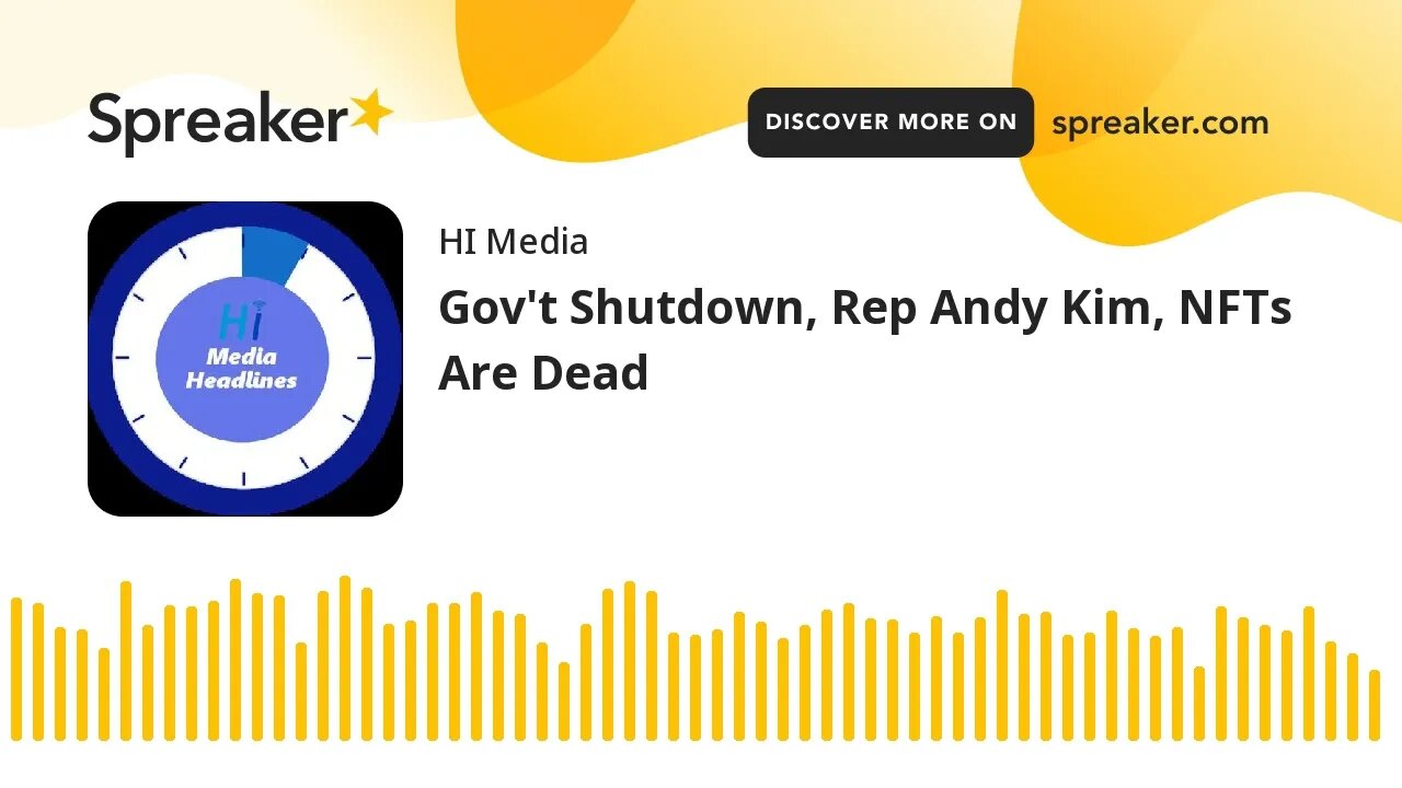 Gov't Shutdown, Rep Andy Kim, NFTs Are Dead