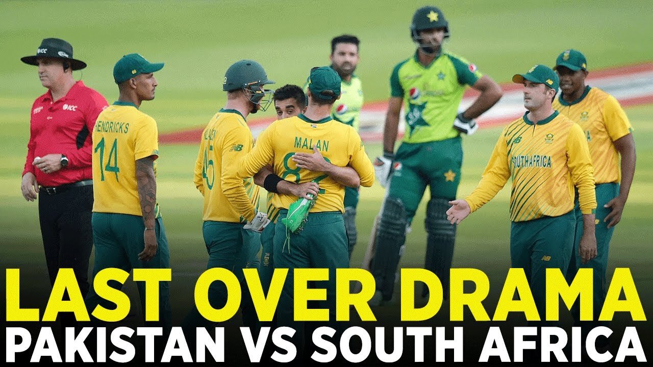 Pakistan VS South Africa T20I PCB Cricket Match Highlights Last Over Drama