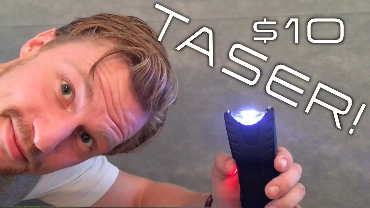 Testing the Cheapest Taser on Amazon!! (on myself)