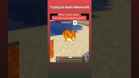 MINECRAFT DESTROYING ITEMS