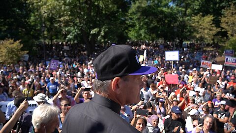 Massive freedom protest at Queens Park 09/18/21