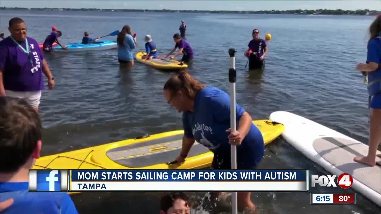 Florida mom starts sailing for kids to help children with Autism