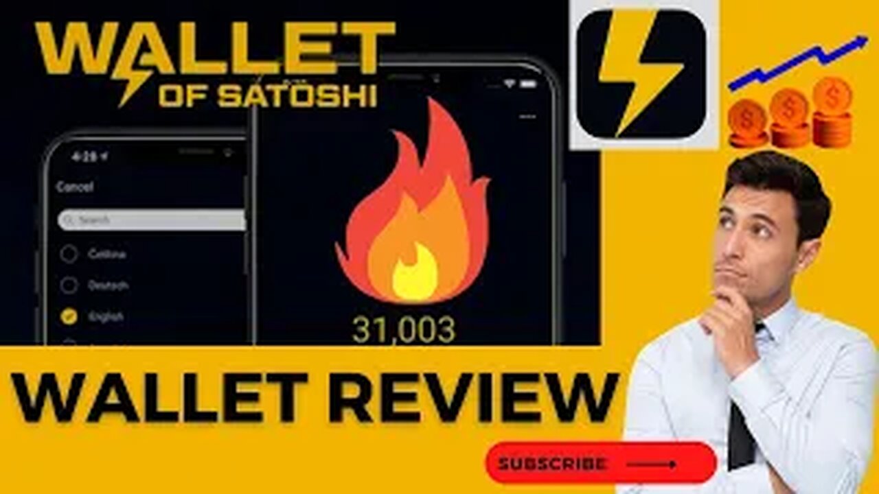 Wallet Of Satoshi Review - Receive Streaming Sats, LNURL, Lightning Address, On-Chain #Bitcoin,...