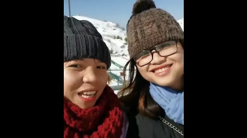 Snow Mountain Israel with friends