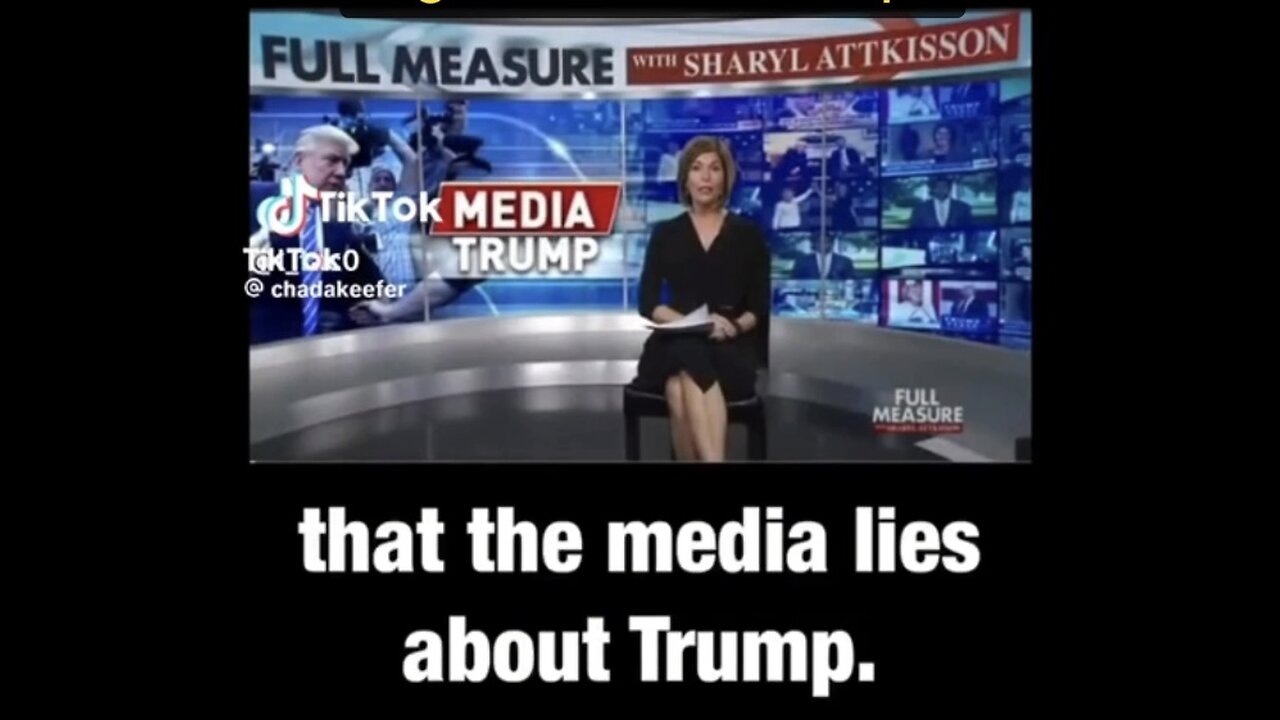 Captioned - Researched and found the media lies about Trump