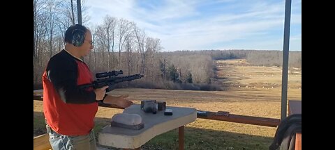 16"or 20" AR-10 for 500 to 1000 yds