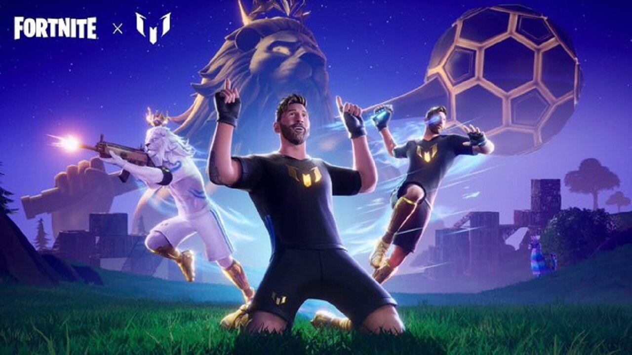 NUEVA SKIN DE MESSI EN FORTNITE !!!