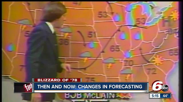 RTV6 Chief Meteorologist talks about the changes in weather forecasting since the blizzard of 1978