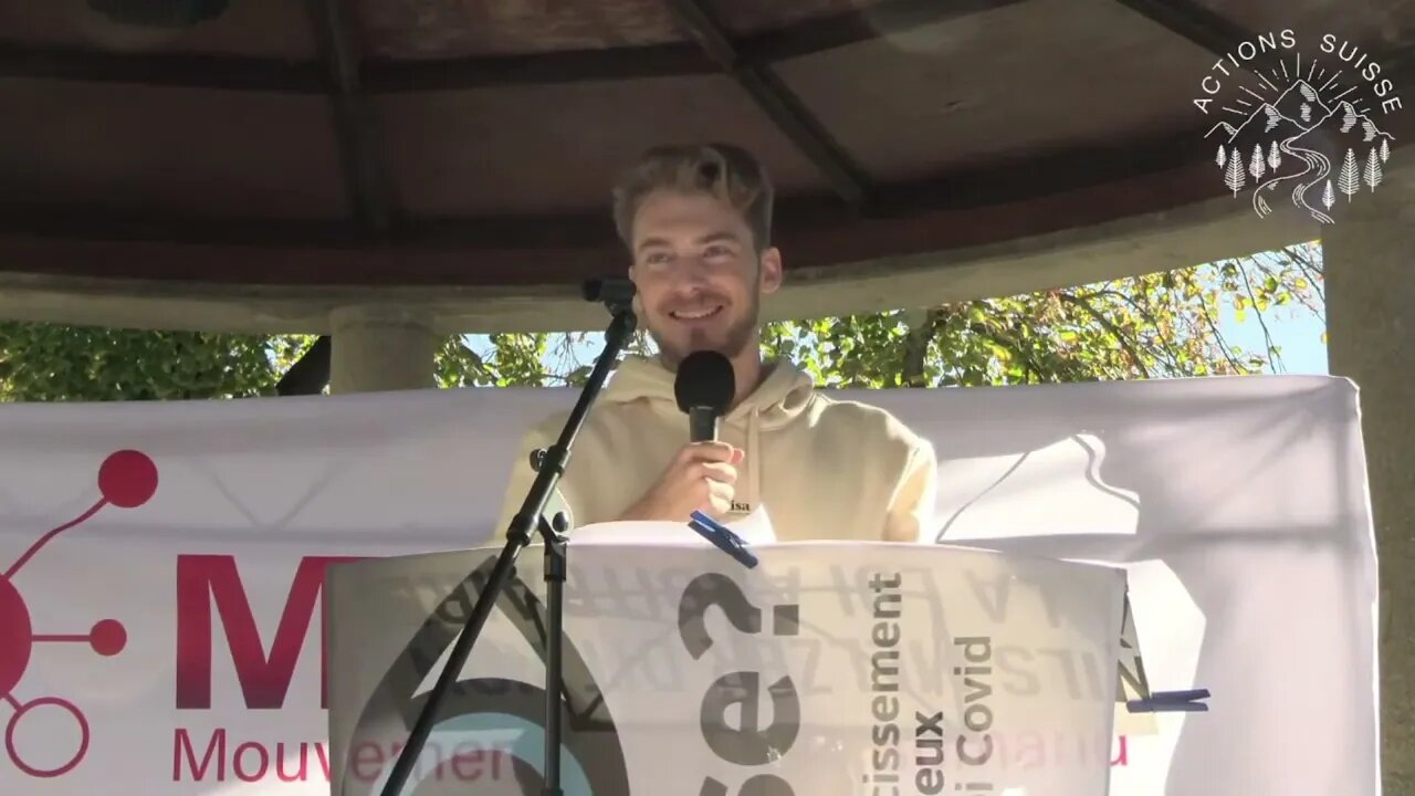 RAPHAËL POUR ACTIONS SUISSE À LA MANIFESTATION "ENSEMBLE, TOUJOURS LÀ" - 22.10.2022