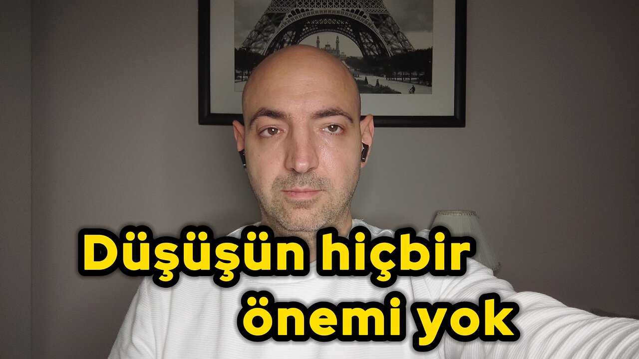 Düşüşün hiçbir önemi yok