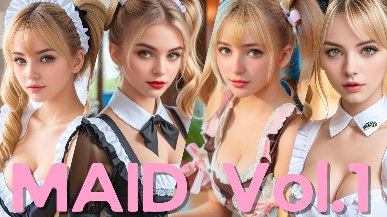 Explore the Magic of Maid Girl Outfits - 4K AI Maid Lookbook | AI Art and Fashion Showcase | AI Girl