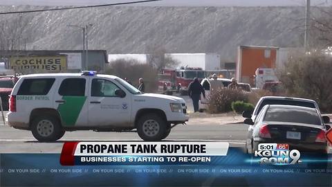 Propane tank rupture leads to Douglas evacuations