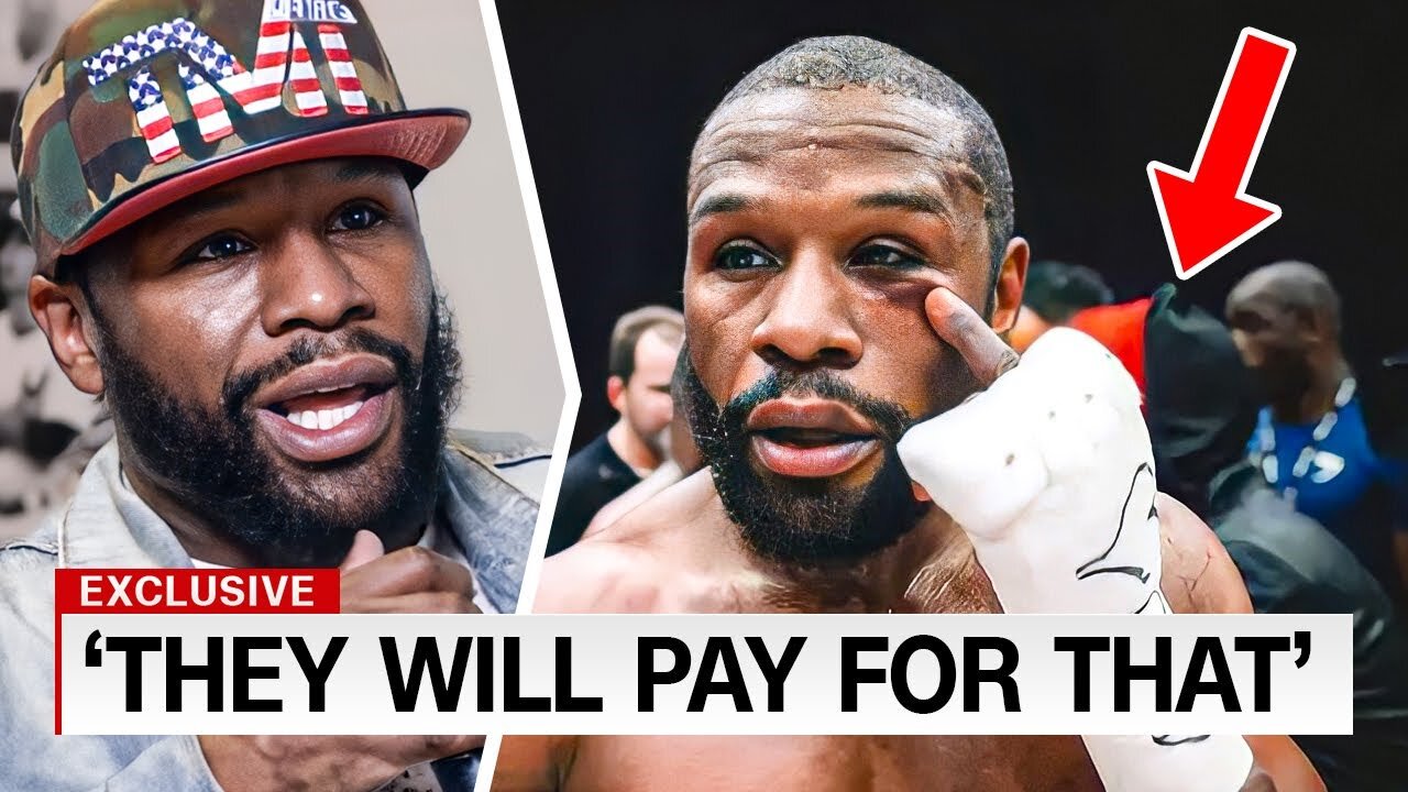 Floyd Mayweather Exhibition Breaks Into A REAL Fight