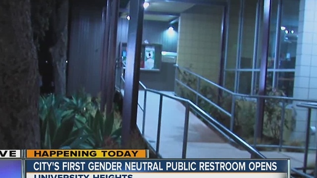 Gender-neutral bathroom to be unveiled by the city of San Diego on Thursday