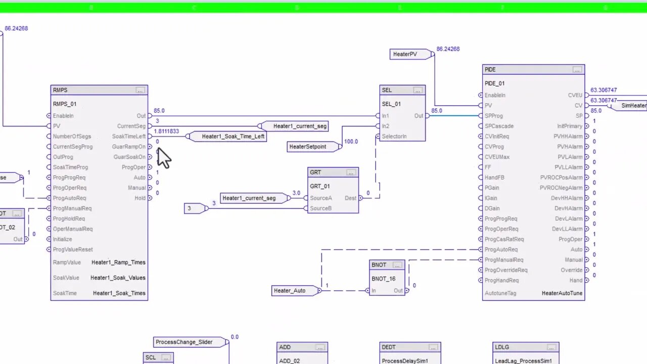 PLC Programming a PIDE with a RMPS Instruction Ramp/Soak