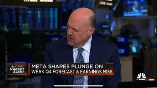 Jim Cramer Cries ON-AIR as META Stock Plunges Below $100