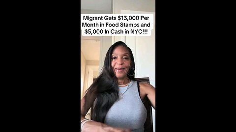 "SHOCKING: Kamala Harris Gives Migrant $13K in Food Stamps + $5K Cash in NYC! Corruption Exposed!"