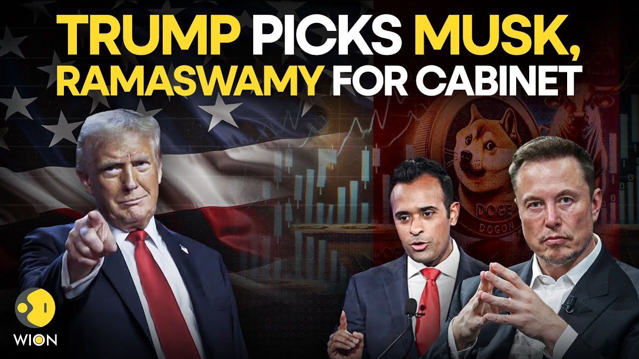 Trump's Cabinet: Elon Musk & Vivek Ramaswamy Break The Internet As They Lead 'DOGE' | LIVE