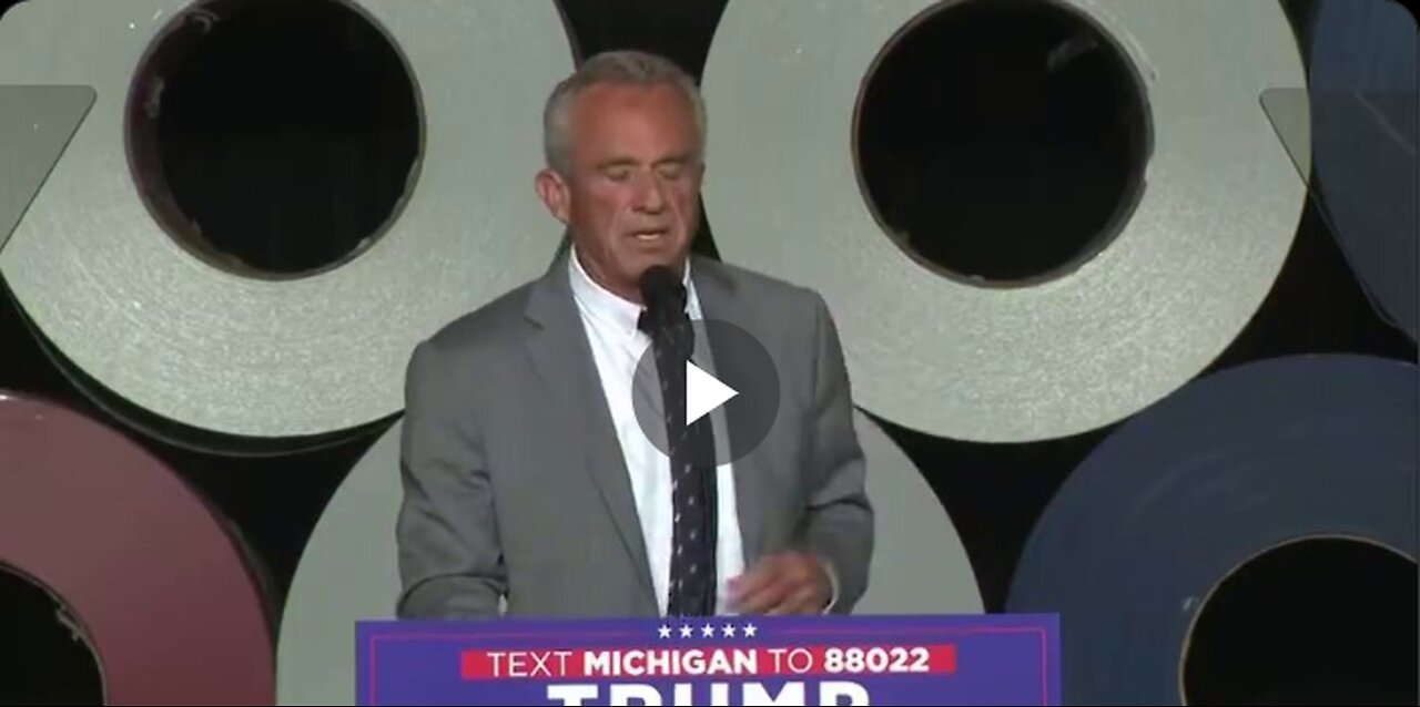 RFK Jr: “My name is going to appear on the Michigan ballot, but I don’t want you to vote for me...