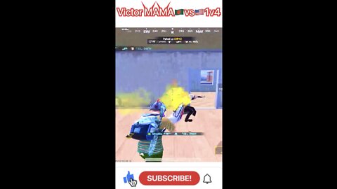 #pubgmobile 1v4 #clutch #shorts #whatsapp #status