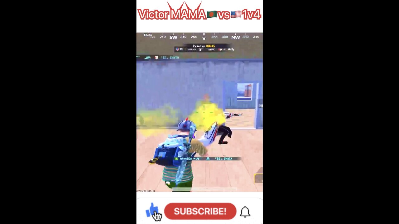 #pubgmobile 1v4 #clutch #shorts #whatsapp #status