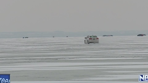 Heading Outdoors: navigating the ice road on Lake Winnebago