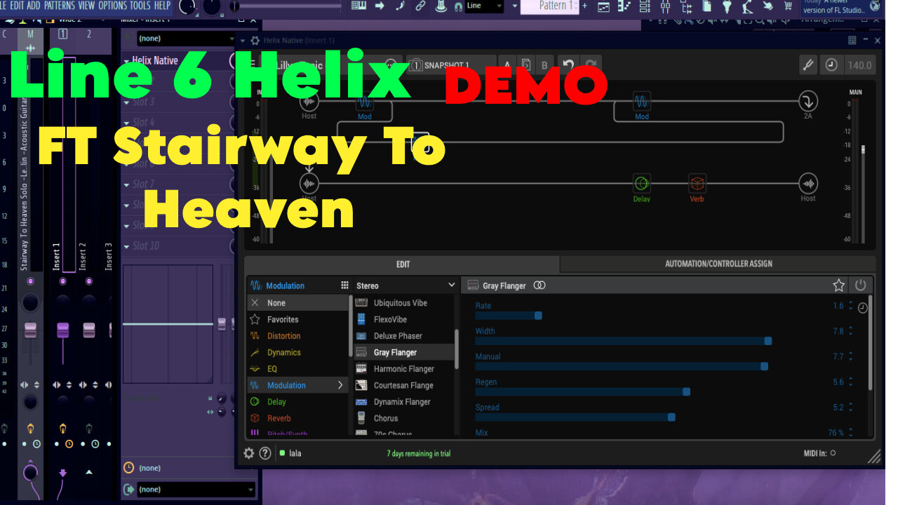 Line 6 Helix + Stairway to Heaven