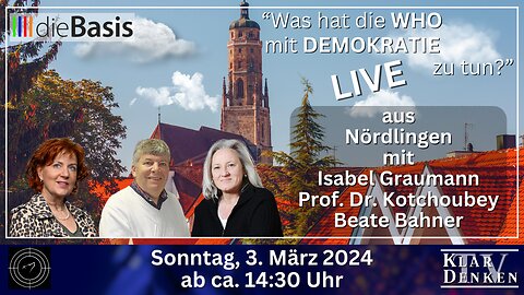 🔴💥 LIVE aus Nördlingen - Was hat die WHO mit DEMOKRATIE zu tun? 💥