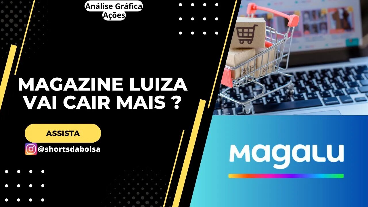 QUANDO COMPRAR AÇÕES DA MAGAZINE LUIZA #mglu3 ? ANÁLISE GRÁFICA ATUALIZADA HOJE !