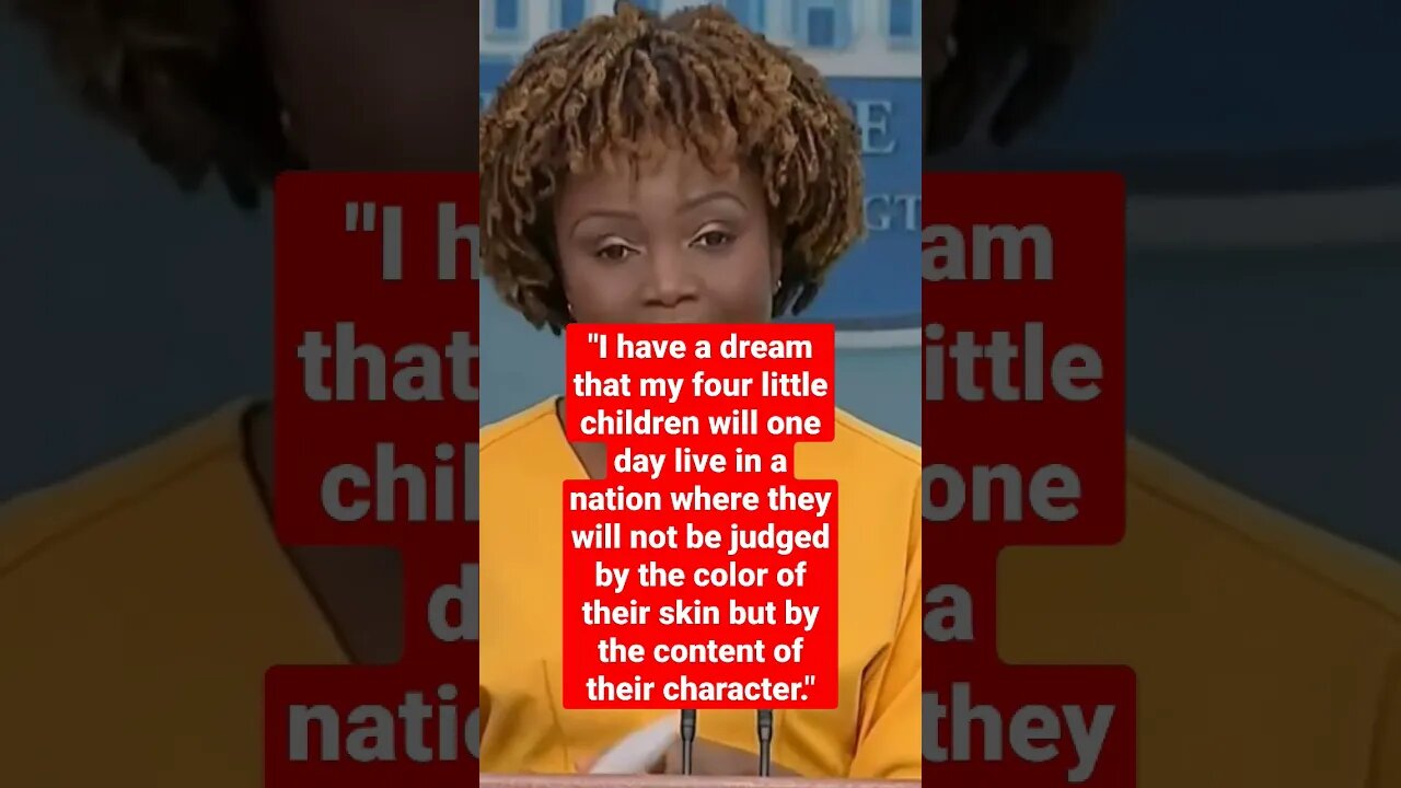 "Not be judged by the color of their skin but by the content of their character." #joebiden