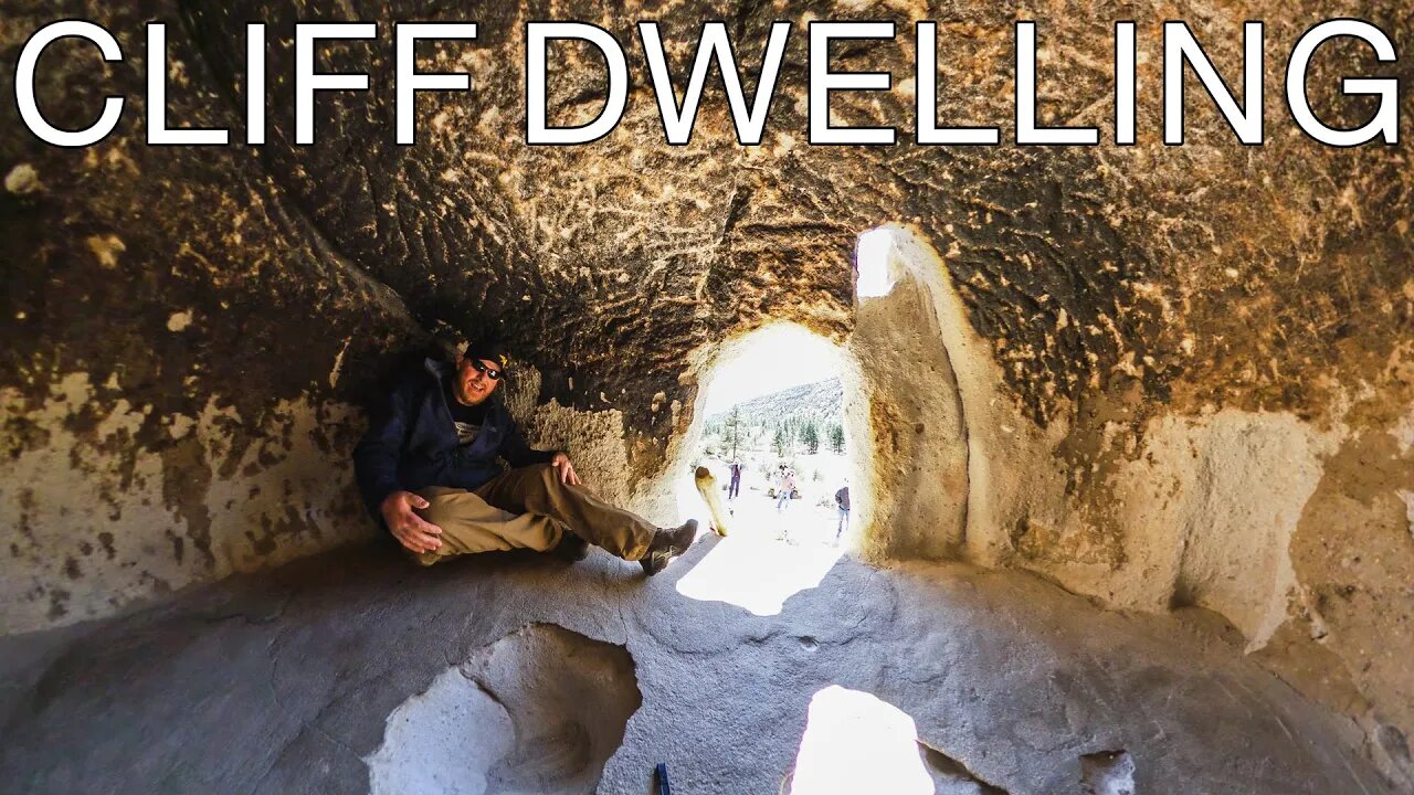 Bandelier Cliff Dwellings Next to Where the Atomic Bomb was Created