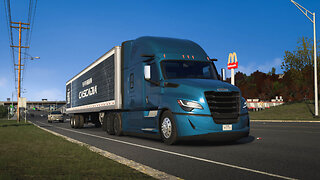 ATS Freightliner 5th Gen Cascadia | Little Rock AR to Harrison AR | Joghurt 42,545lb