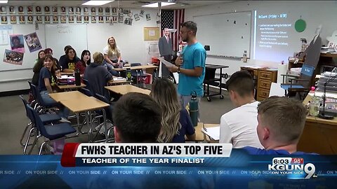 Two teachers picked for Arizona's top teach award from the Flowing Wells District