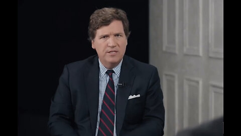 Tucker Carlson interviews Douglass Mackey about a joke election meme he posted on X.