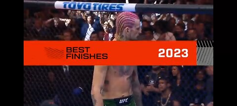 Top best UFC finishes of 2023.
