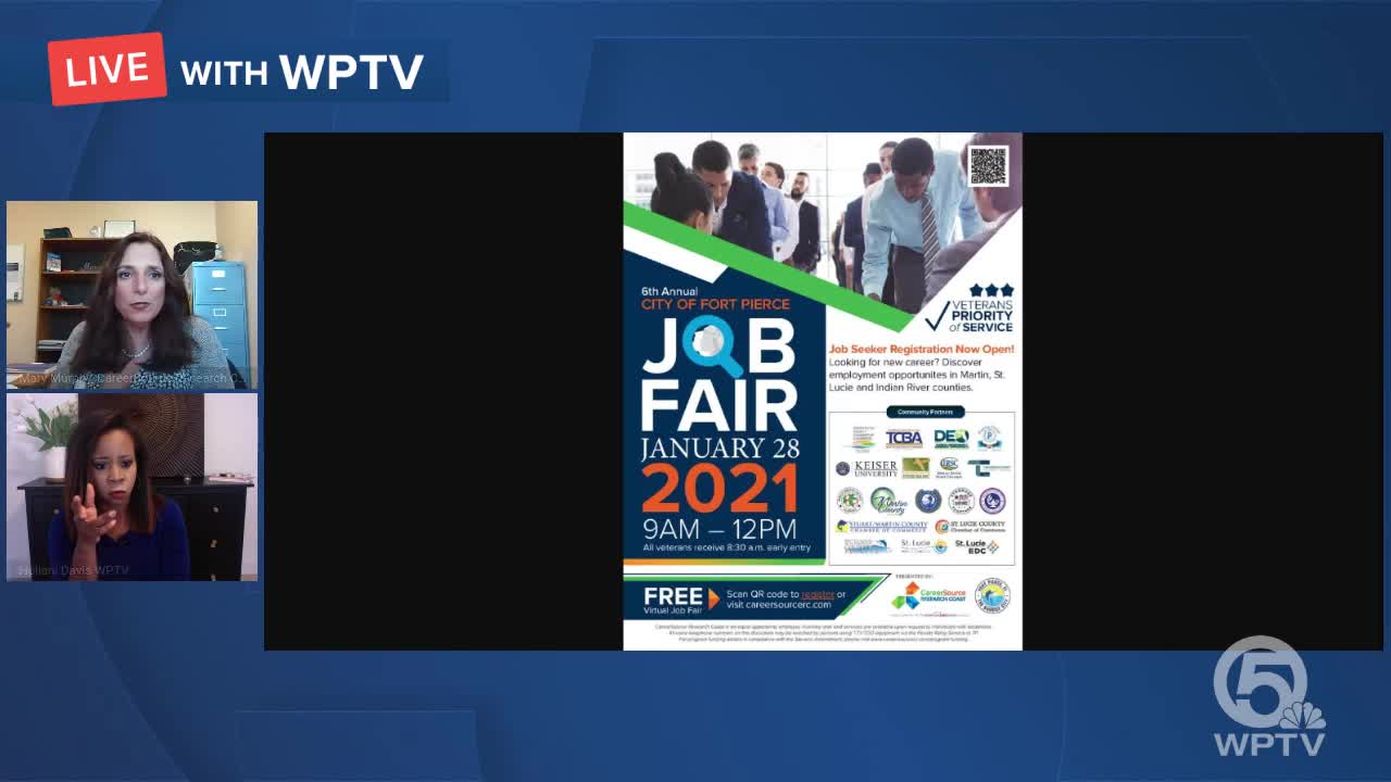 Looking for work? CareerSource Research Coast employee discusses Fort Pierce job fair