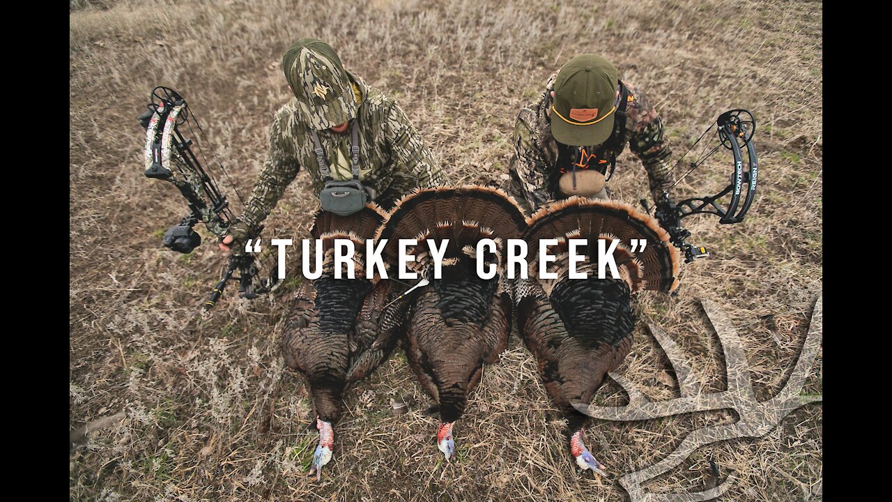 Archery Turkey TRIPLE in Nebraska - "Turkey Creek"