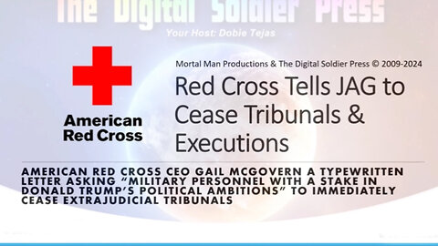 Feb 21, Red Cross Tells JAG To Cease Tribunals & Executions