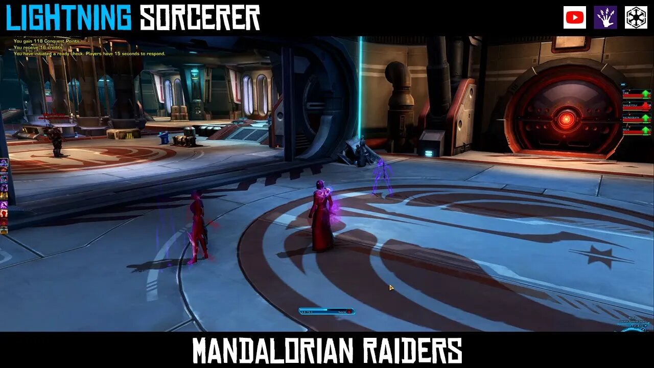 SWTOR Lightning Sorcerer PvE - Playing Through Mandalorian Raiders