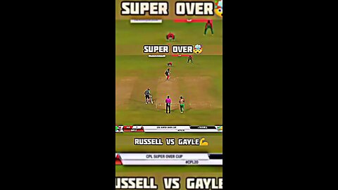 SUPER OVER||RUSSELL VS GAYLE||#cricket#viral#trending#shorts#indian