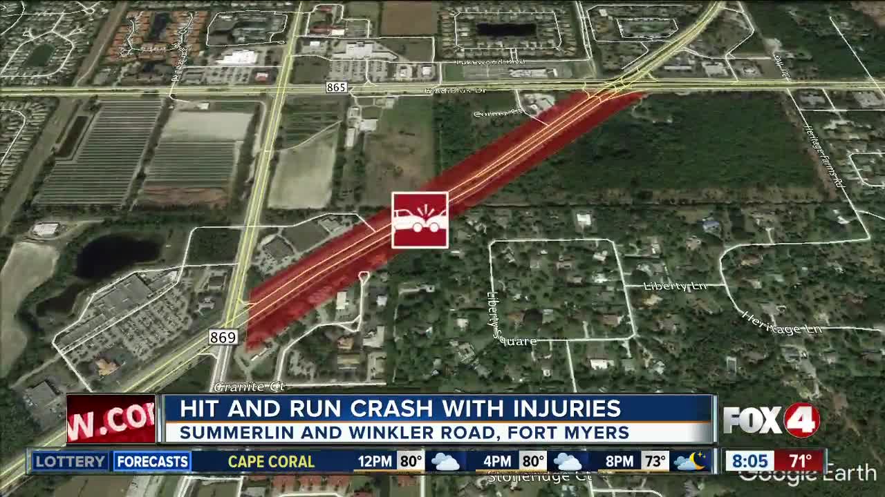 Hit and run crash Sumerlin road Fort Myers