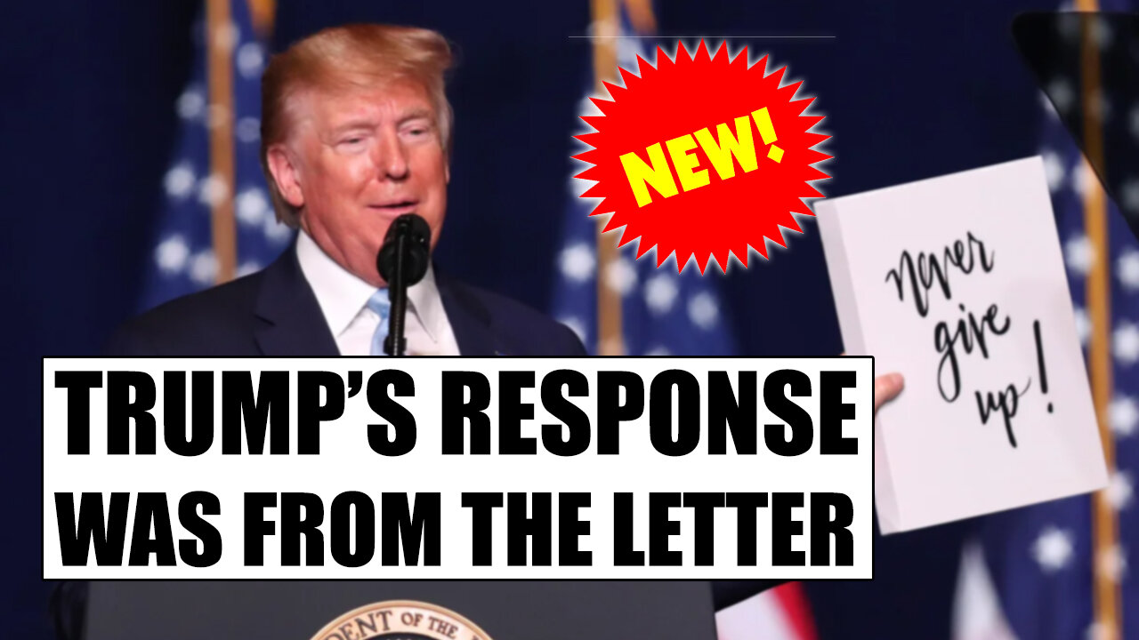 Phil Godlewski: The Letter! Trump Didn'T Necessarily Receive It Or Read It ~ The Great Flood