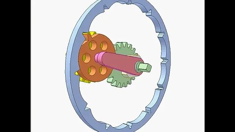 2947 Transmission with teeth uncompleted gears 7