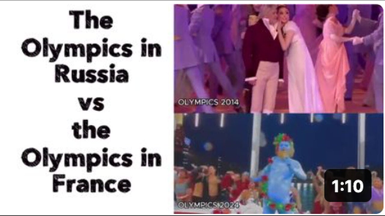 The Olympics in Russia vs the Olympics in France