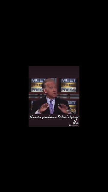 How do you know if Joe Biden is lying? #Biden2024