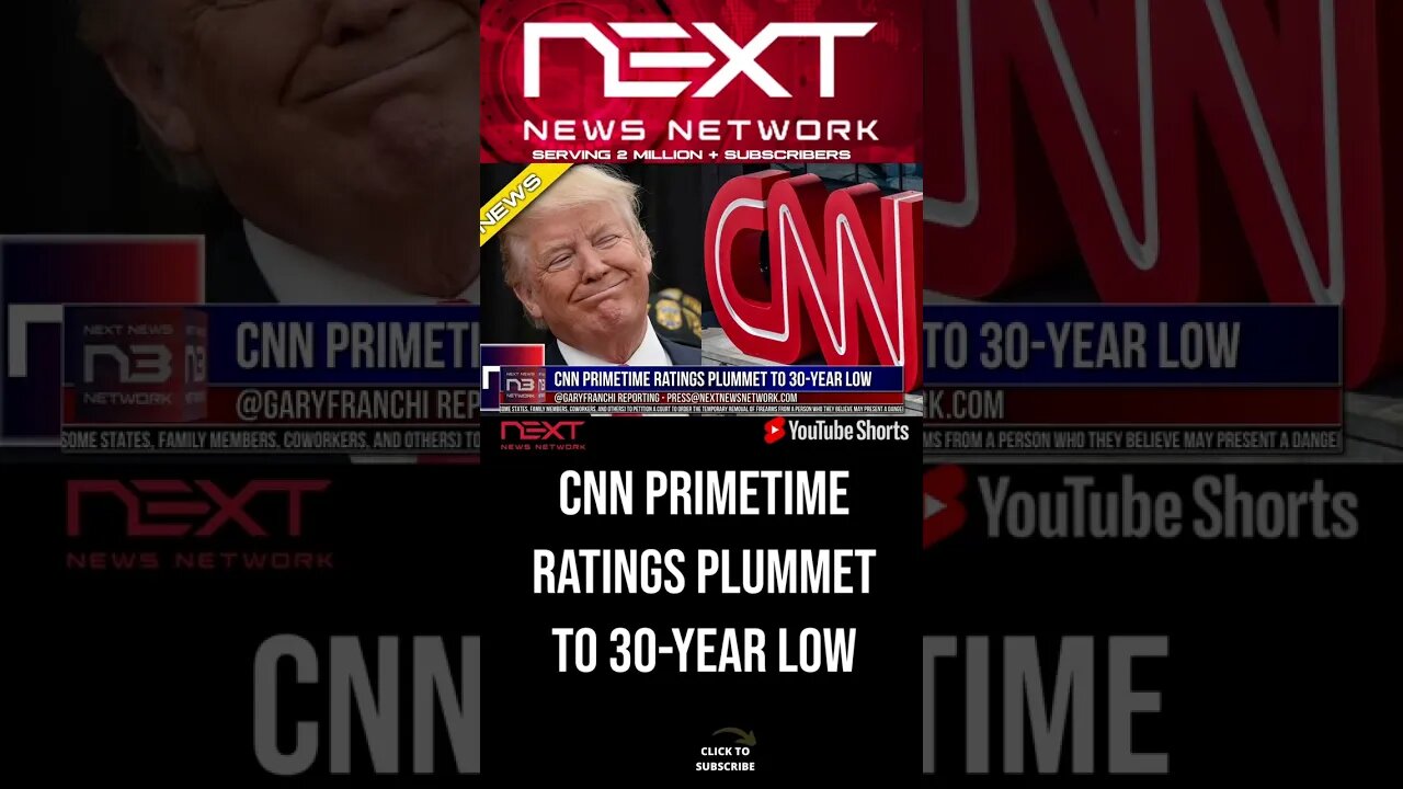 CNN Primetime Ratings Plummet to 30-Year Low #shorts